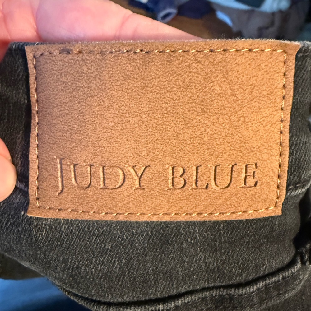 Judy Blue Dark Gray Women's Straight Leg Jeans - Picture 2 of 6